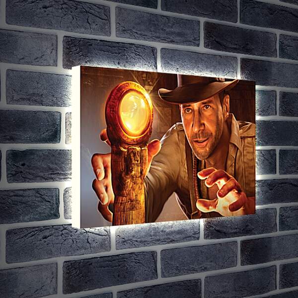 Лайтбокс световая панель - Indiana Jones
