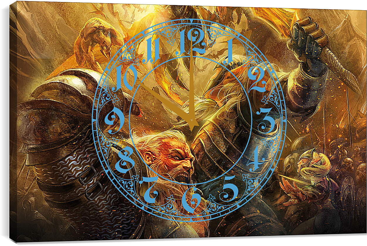 Часы картина - Runes Of Magic

