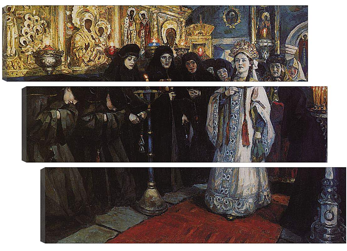 Модульная картина - Посещение царевной женского монастыря. Василий Суриков