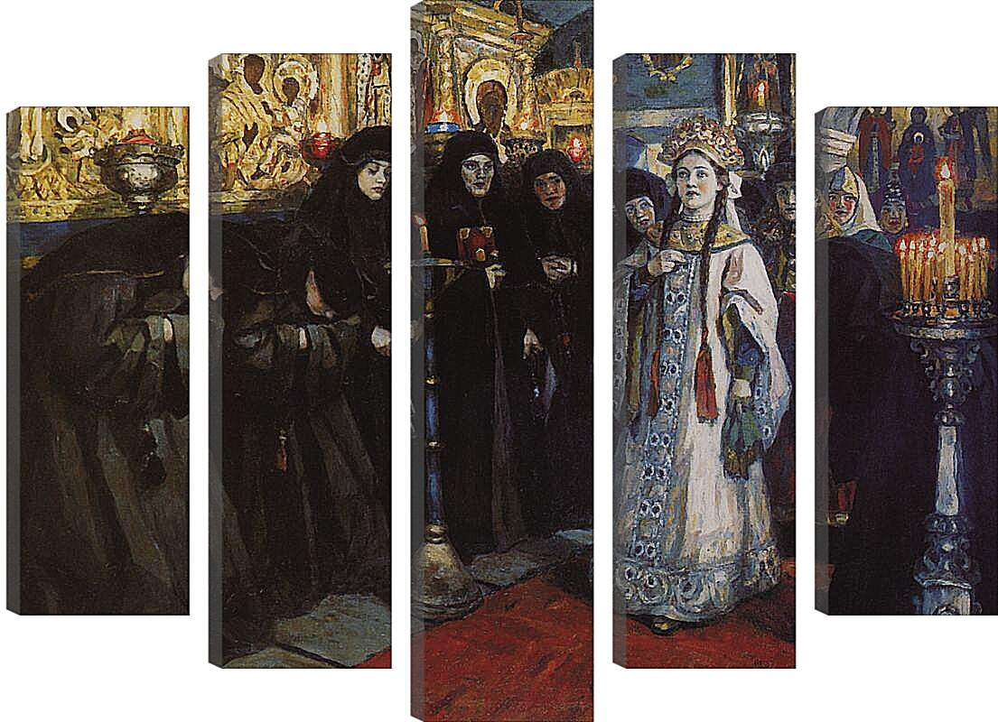 Модульная картина - Посещение царевной женского монастыря. Василий Суриков