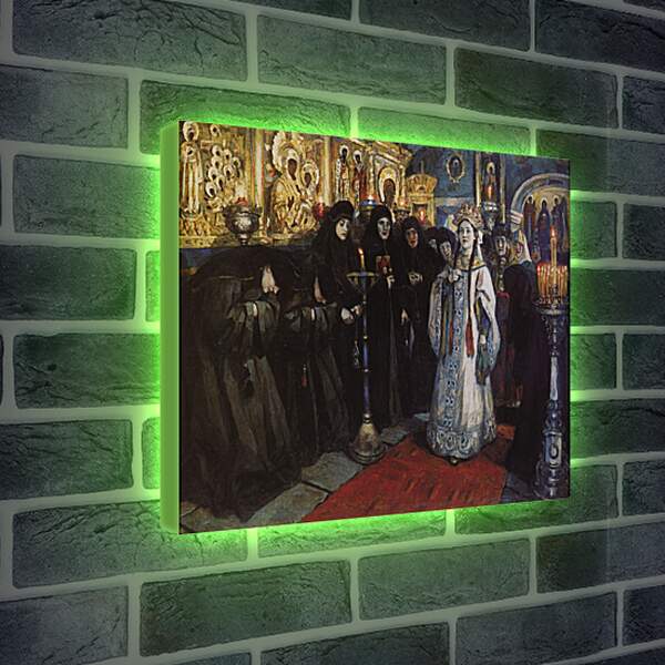 Лайтбокс световая панель - Посещение царевной женского монастыря. Василий Суриков