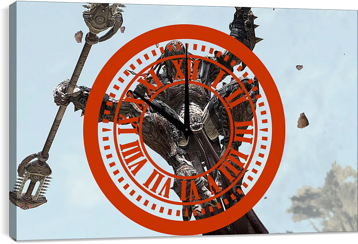 Часы картина - Gears Of War 2

