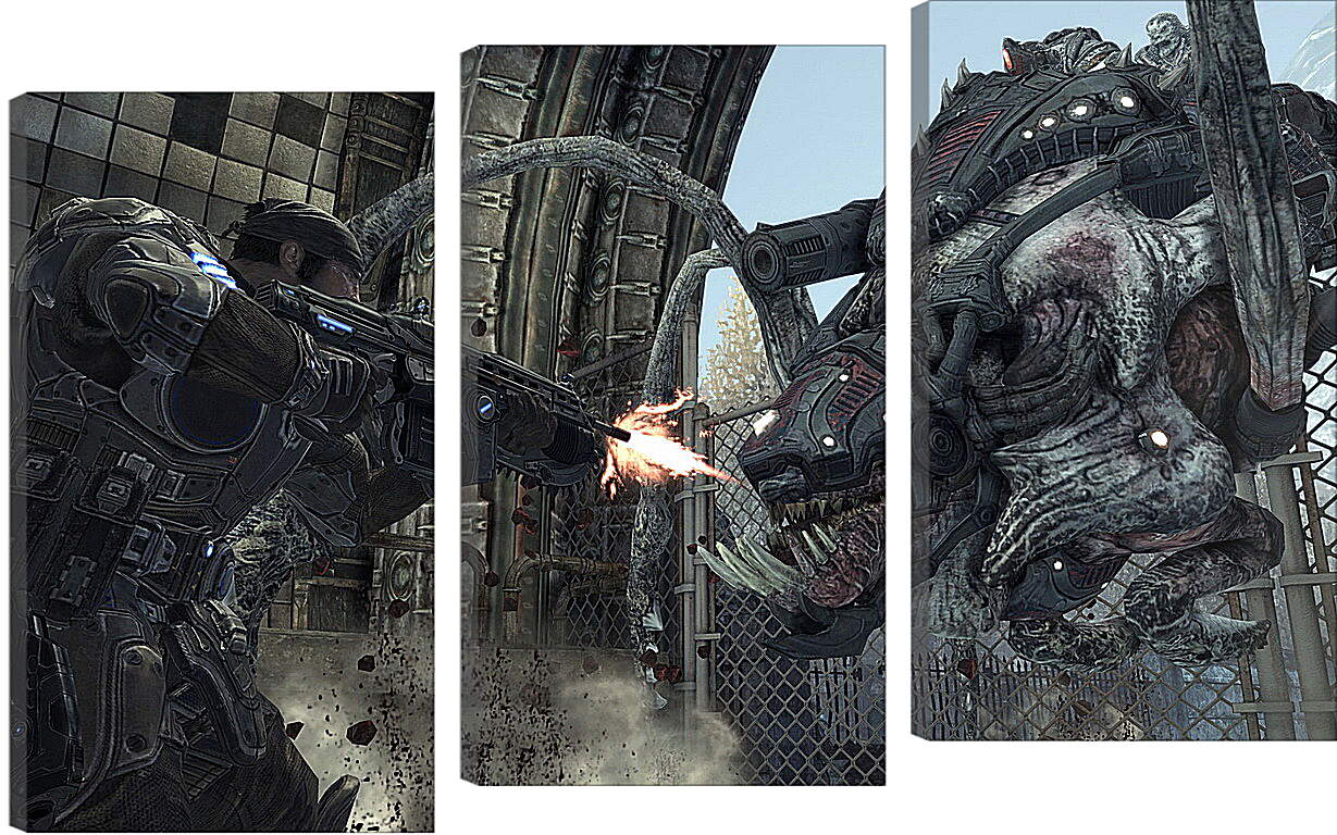 Модульная картина - Gears Of War 2
