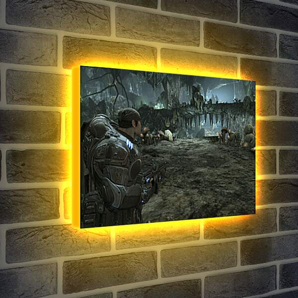 Лайтбокс световая панель - Gears Of War 2
