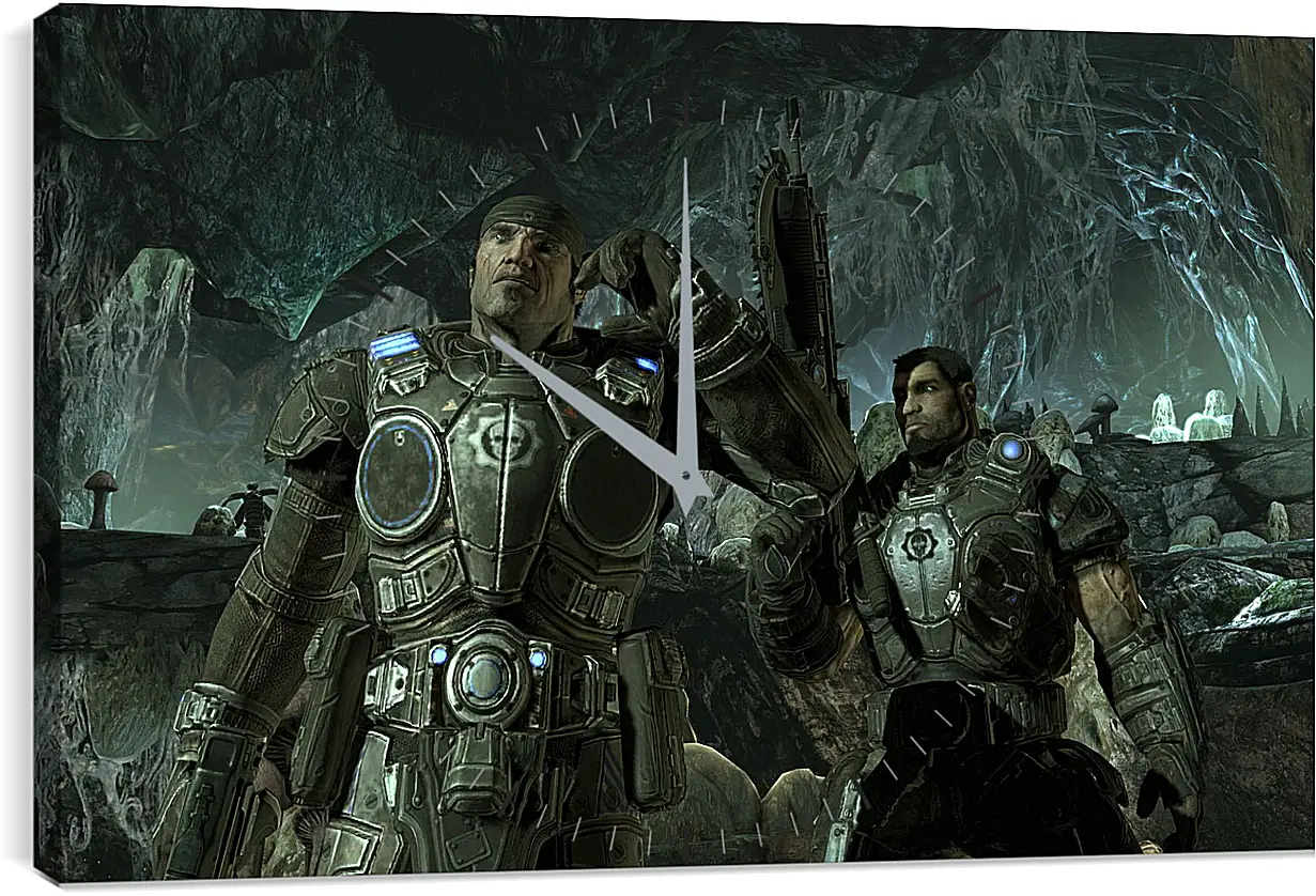Часы картина - Gears Of War 2

