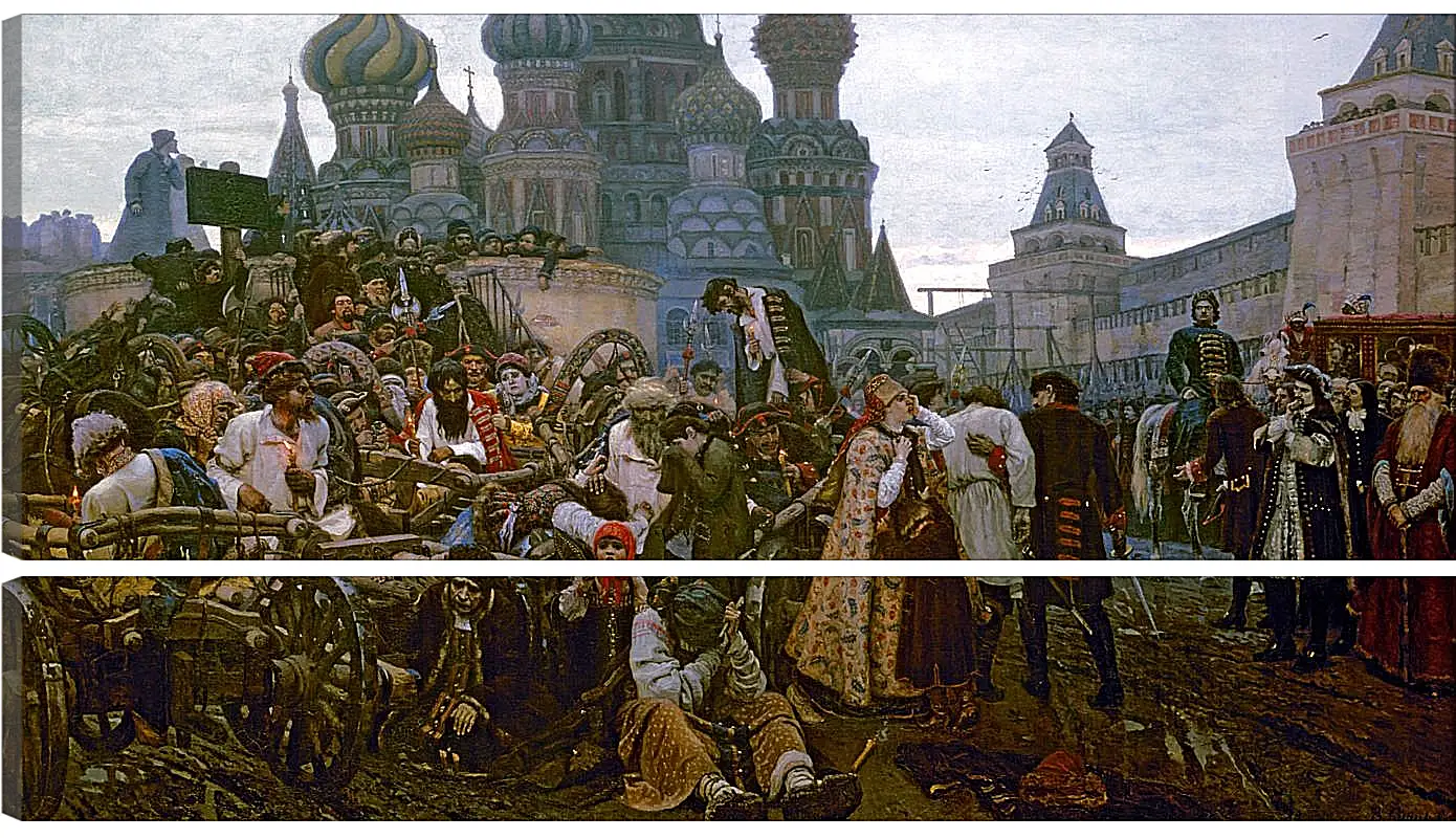 Модульная картина - Утро стрелецкой казни. Василий Суриков