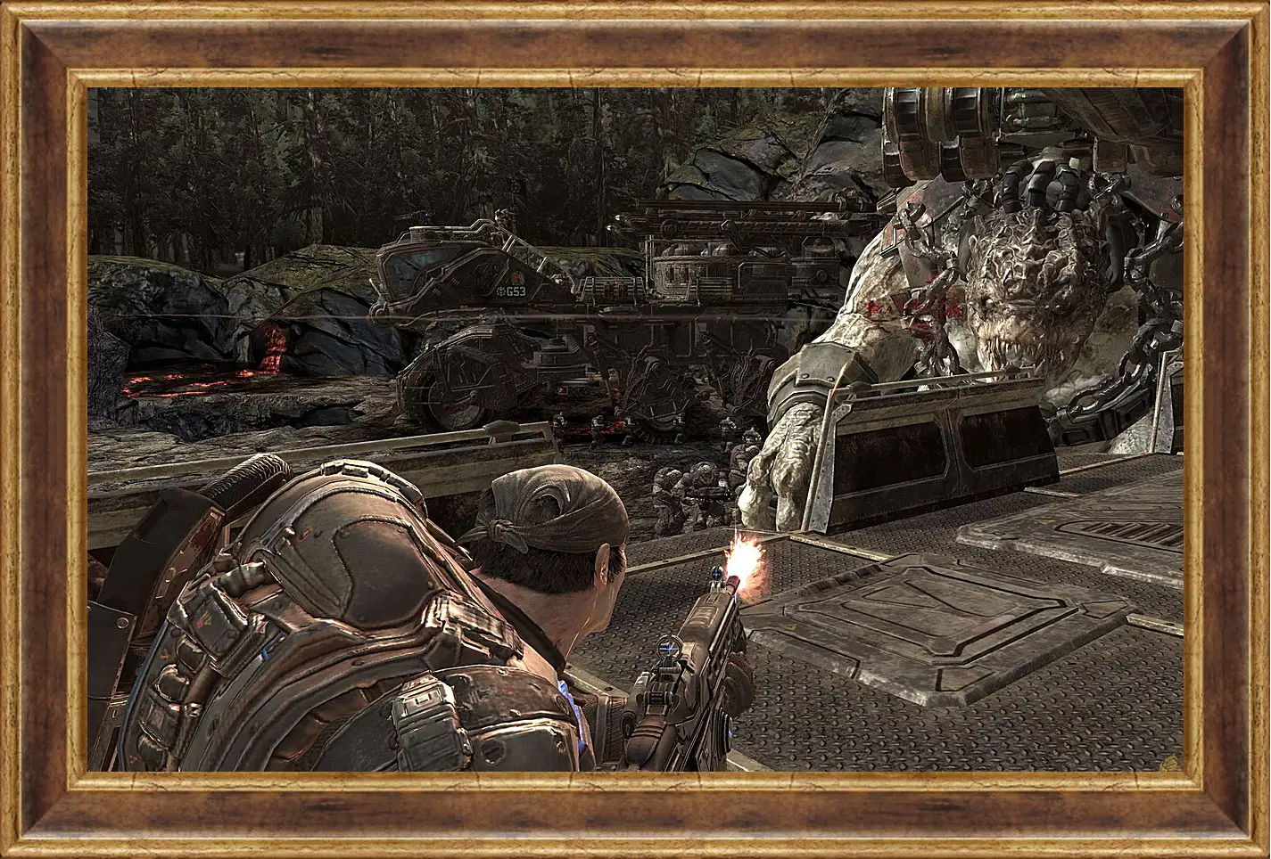 Картина в раме - Gears Of War 2
