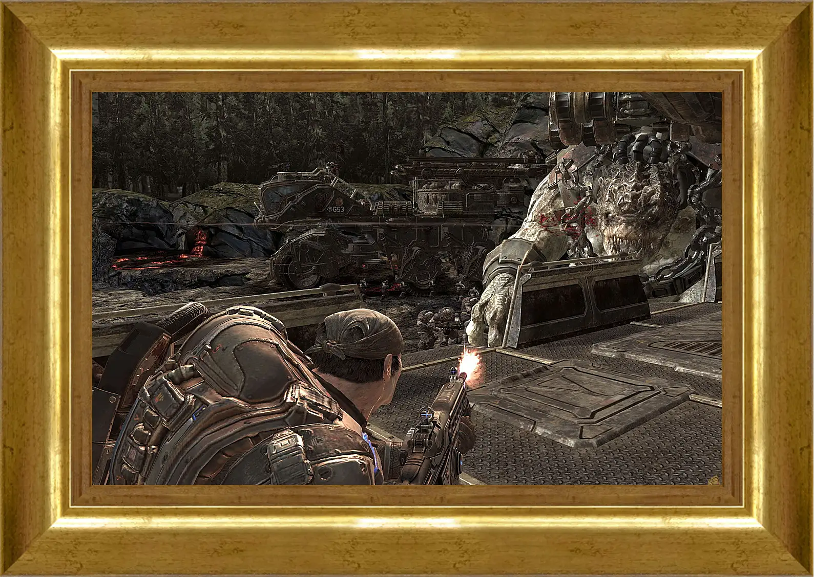 Картина в раме - Gears Of War 2
