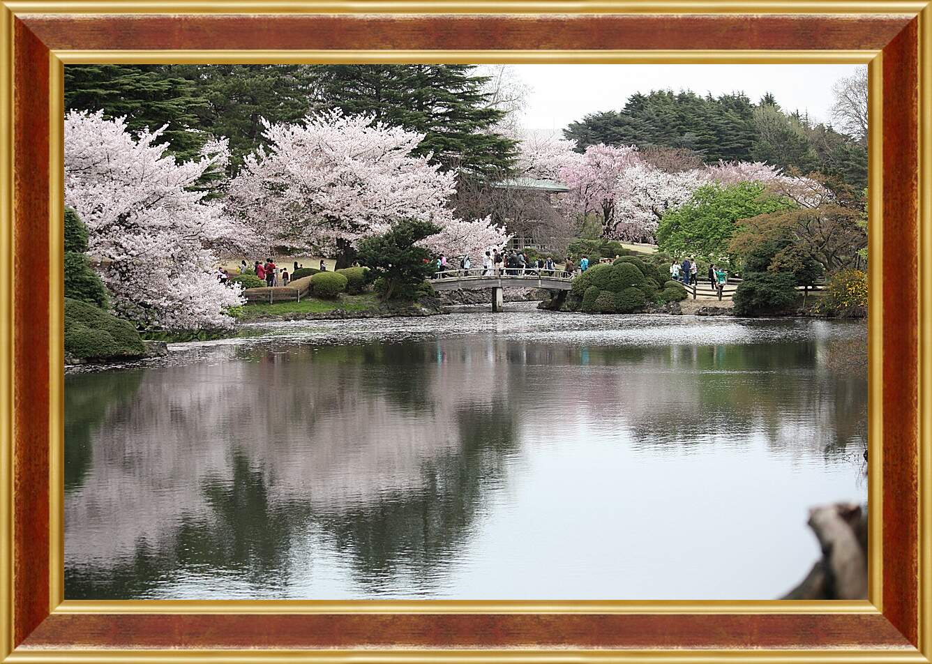 Картина в раме - Синзюку-Гезн. Япония.