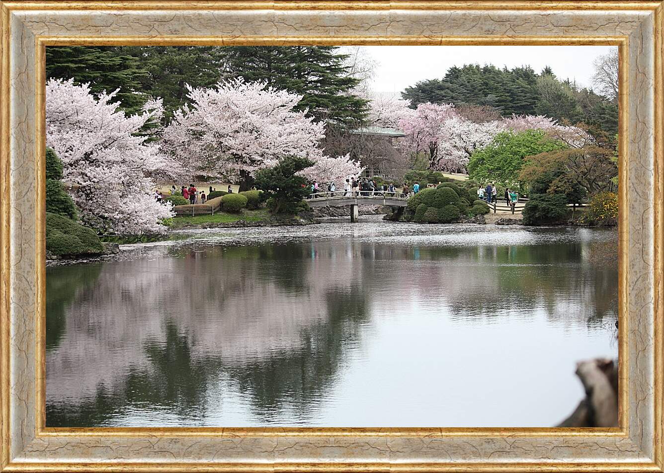 Картина в раме - Синзюку-Гезн. Япония.