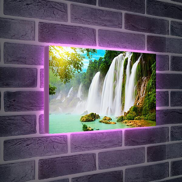 Лайтбокс световая панель - Водопад