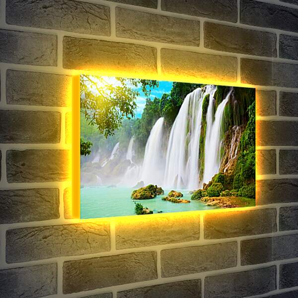 Лайтбокс световая панель - Водопад