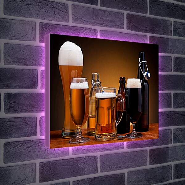 Лайтбокс световая панель - Разливное пиво