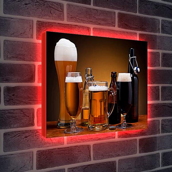Лайтбокс световая панель - Разливное пиво