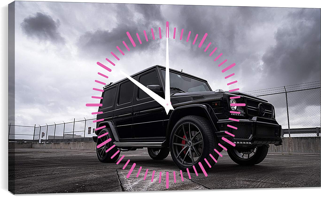 Часы картина - Mercedes-Benz Gelandewagen