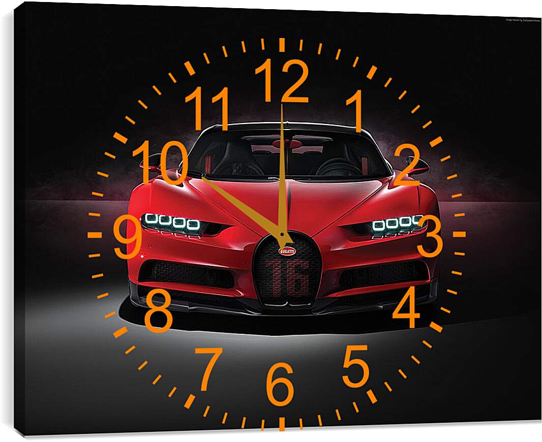 Часы картина - Bugatti