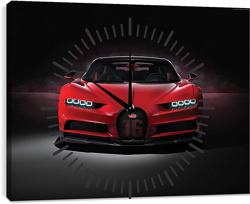 Часы картина - Bugatti