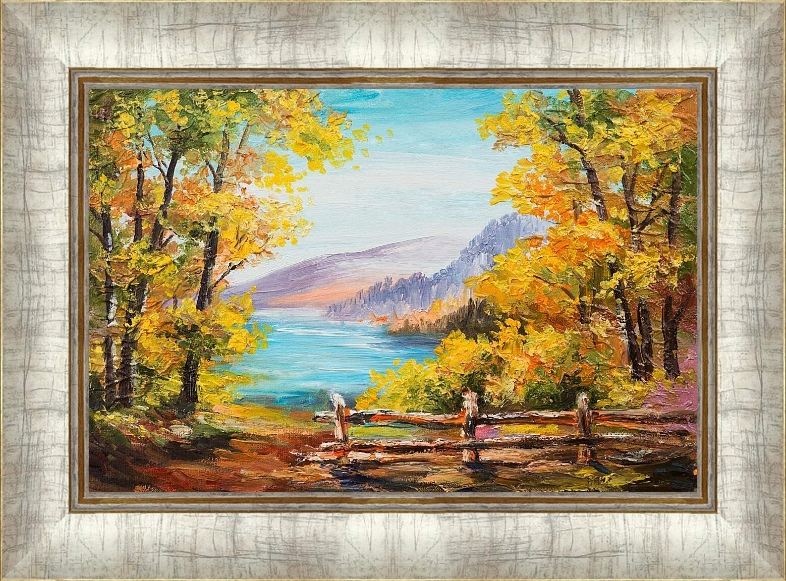 Картина в раме - Осень во всей красе