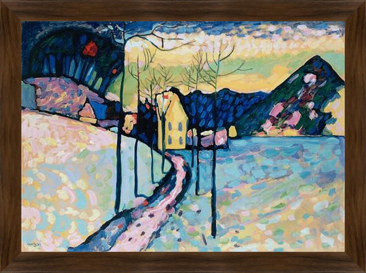 Картина в раме - Winter Landscape. Кандинский Василий