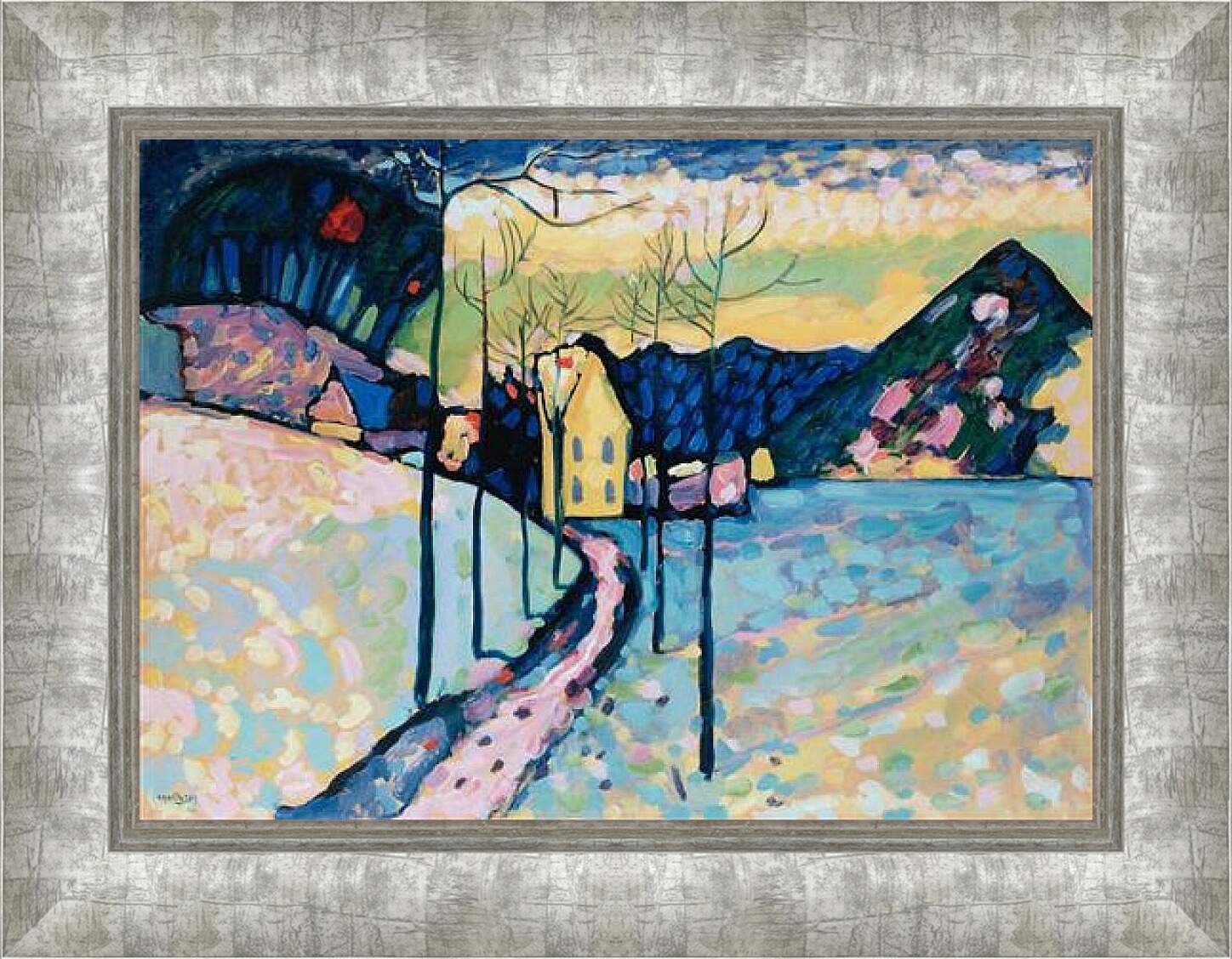 Картина в раме - Winter Landscape. Кандинский Василий