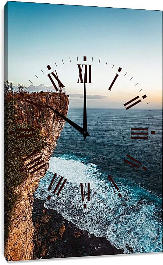 Часы картина - Море чудесного цвета