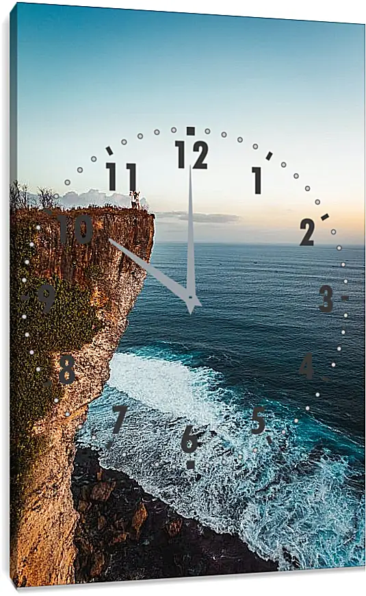 Часы картина - Море чудесного цвета