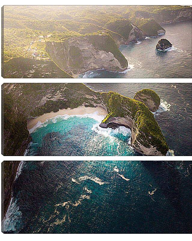 Модульная картина - Море и скалы