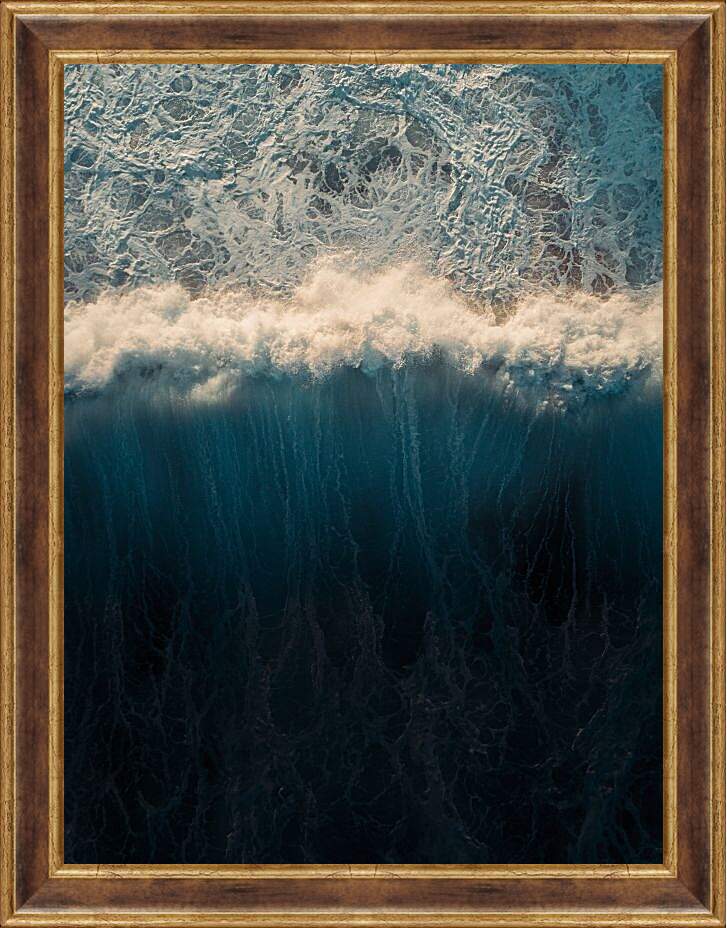 Картина в раме - Морские волны