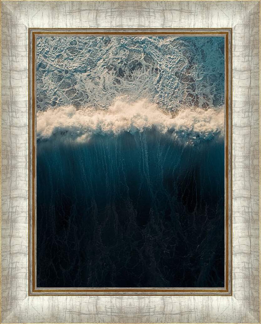 Картина в раме - Морские волны