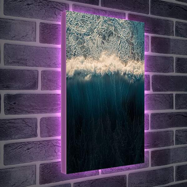 Лайтбокс световая панель - Морские волны