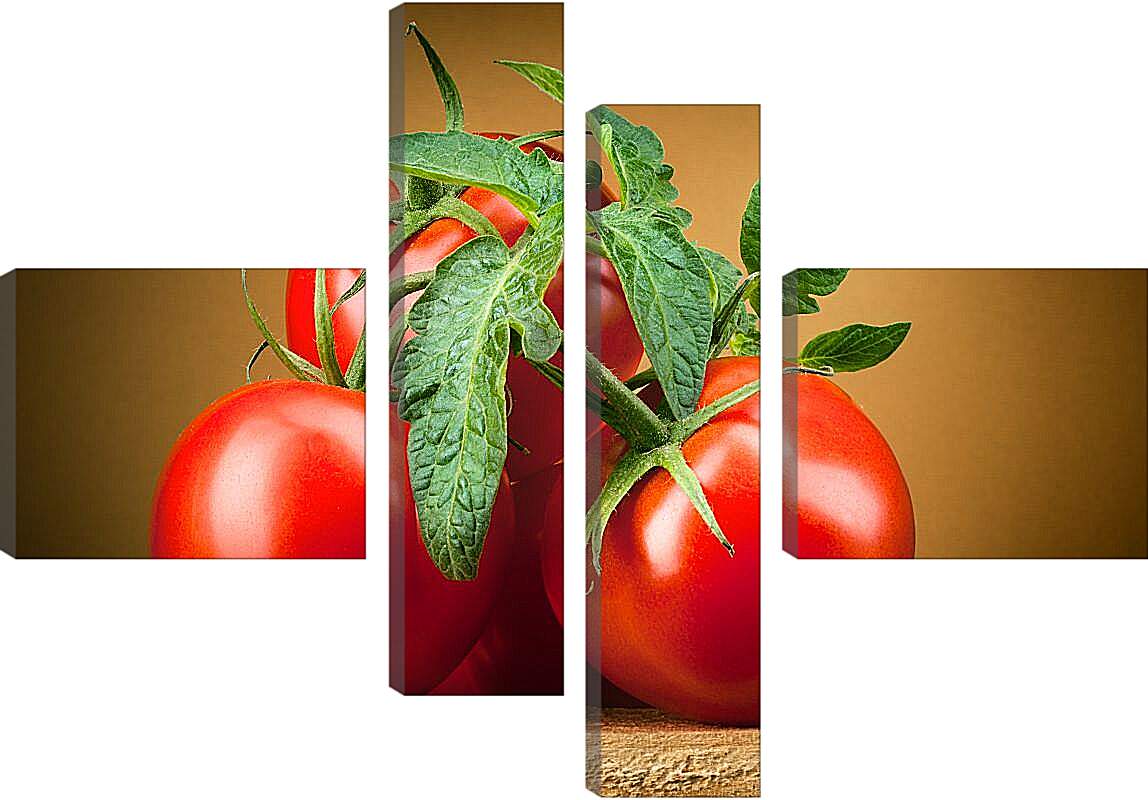 Модульная картина - Спелые помидоры