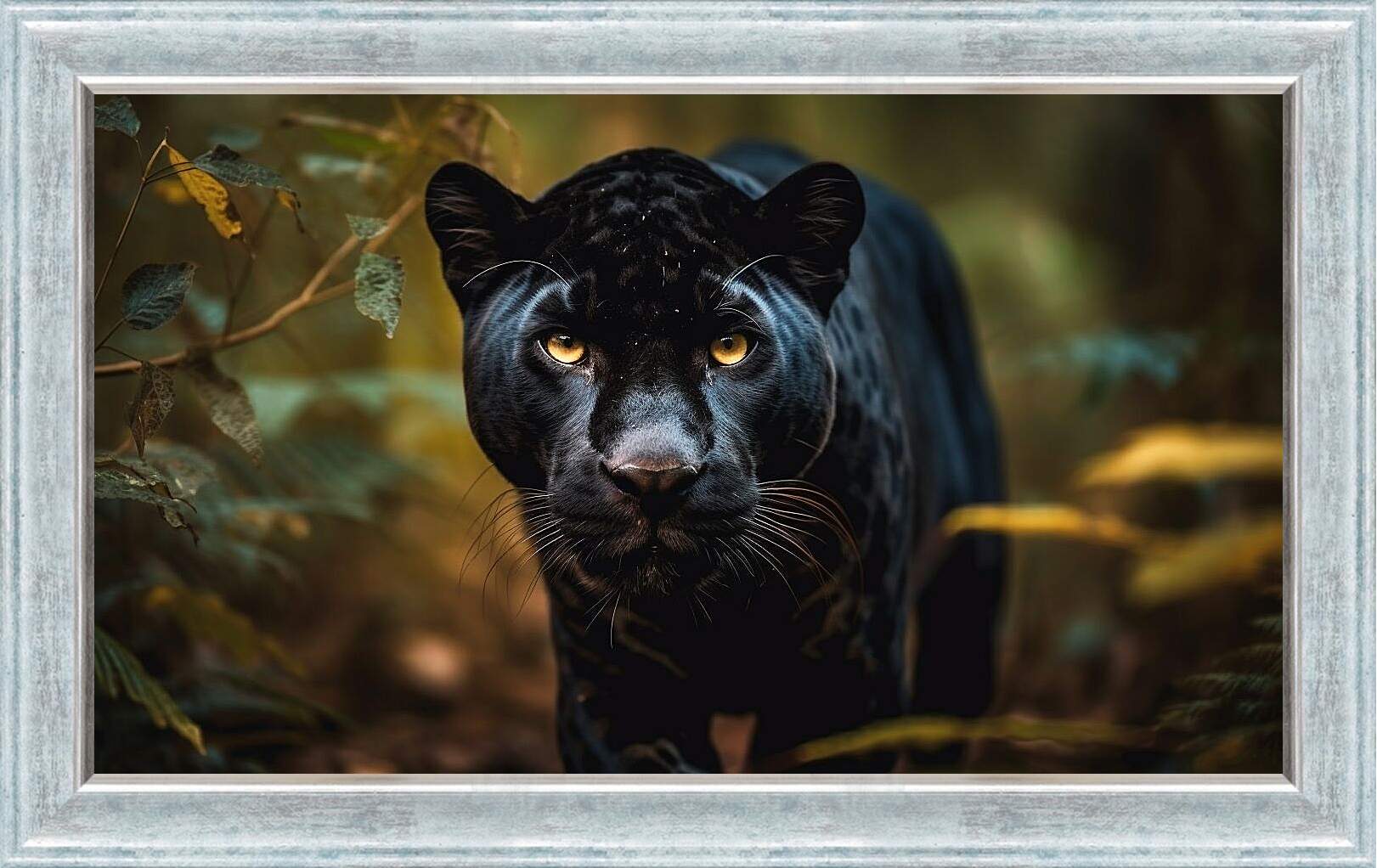 Картина в раме - Пантера