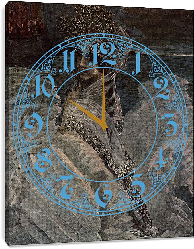 Часы картина - Царевна Лебедь. Врубель Михаил