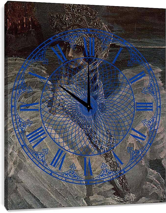 Часы картина - Царевна Лебедь. Врубель Михаил