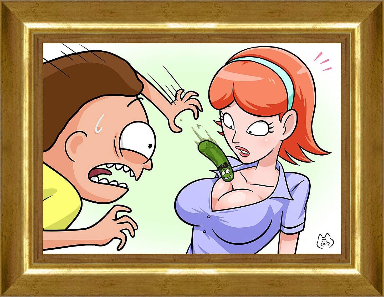 Картина в раме - Jessica Персонажи Rick and Morty