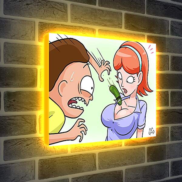 Лайтбокс световая панель - Jessica Персонажи Rick and Morty