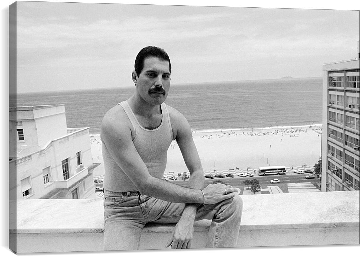 Постер и плакат - Freddie Mercury Rio de Janeiro 1985