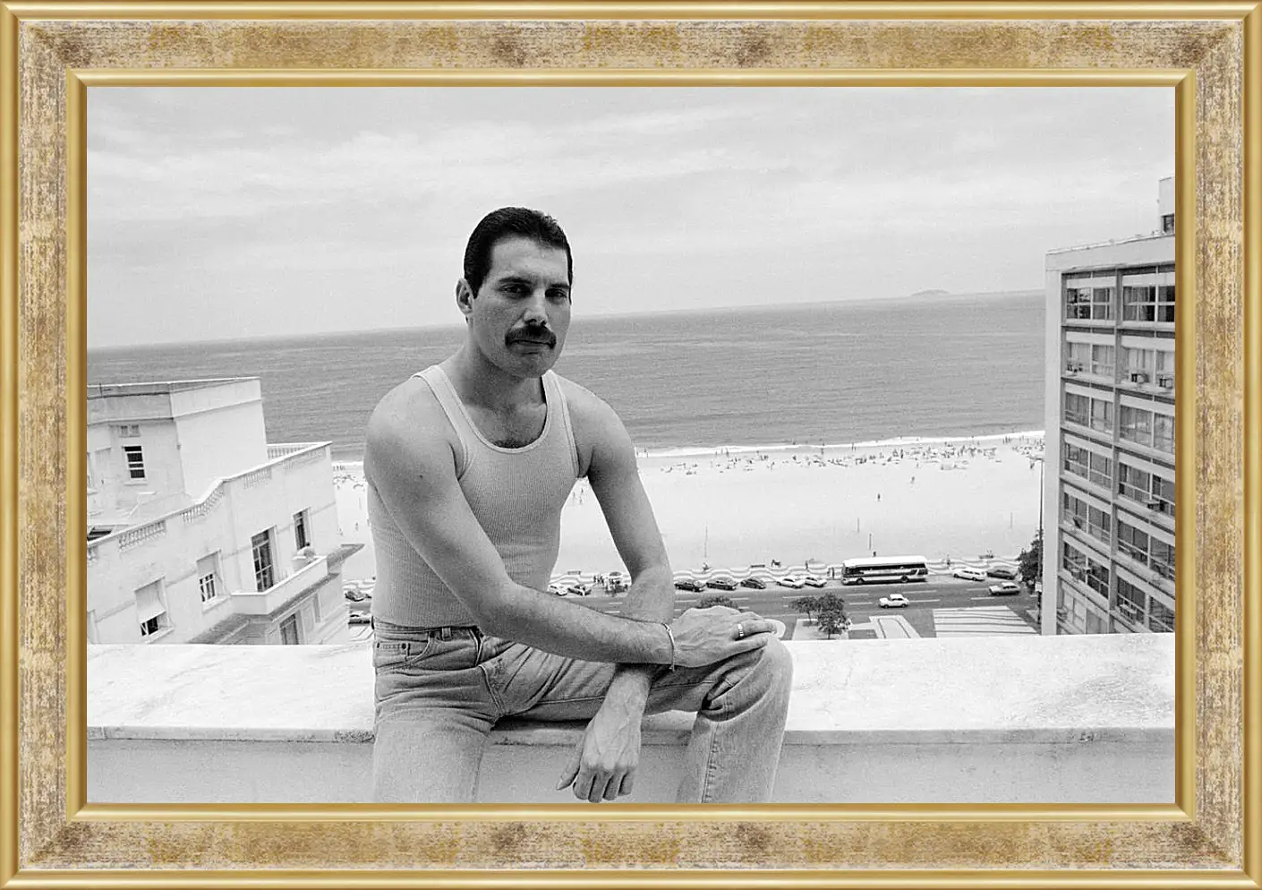 Картина в раме - Freddie Mercury Rio de Janeiro 1985