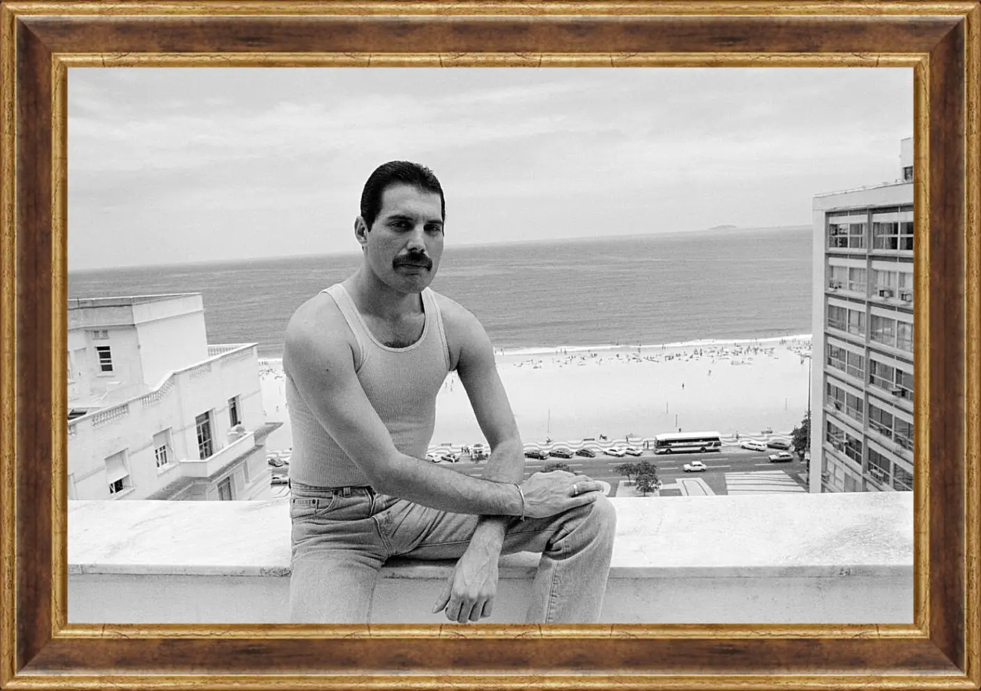 Картина в раме - Freddie Mercury Rio de Janeiro 1985