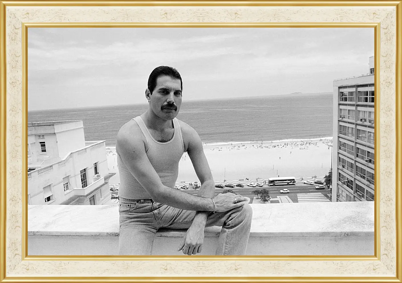 Картина в раме - Freddie Mercury Rio de Janeiro 1985