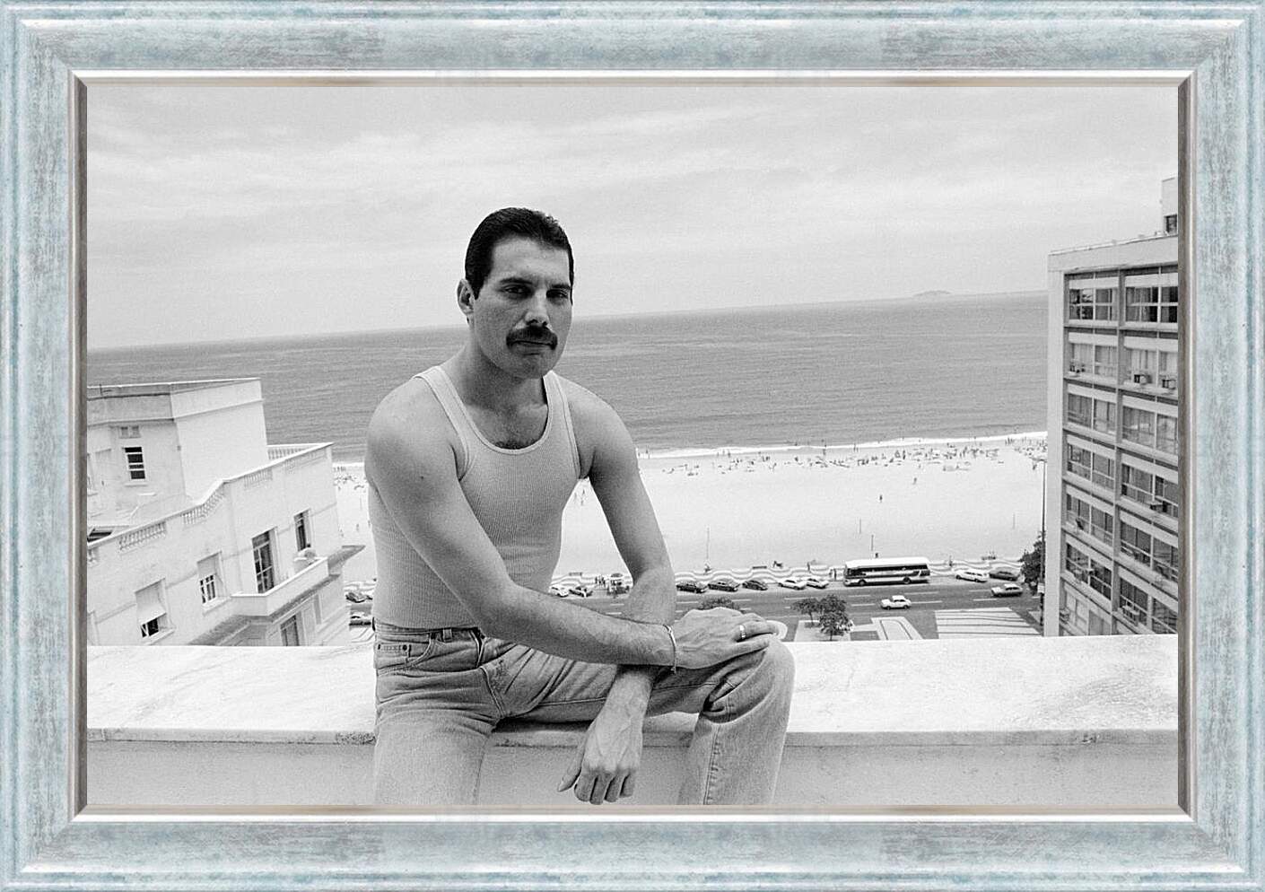 Картина в раме - Freddie Mercury Rio de Janeiro 1985