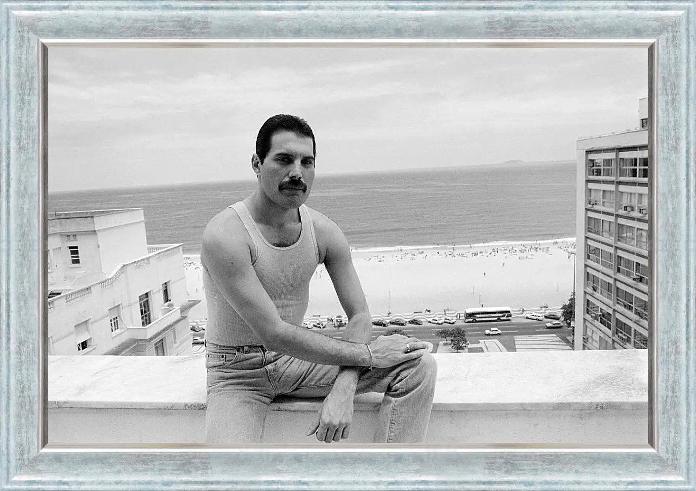 Картина в раме - Freddie Mercury Rio de Janeiro 1985