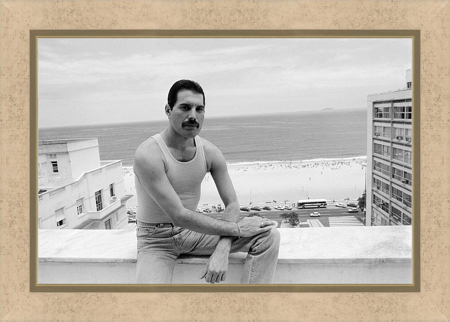 Картина в раме - Freddie Mercury Rio de Janeiro 1985