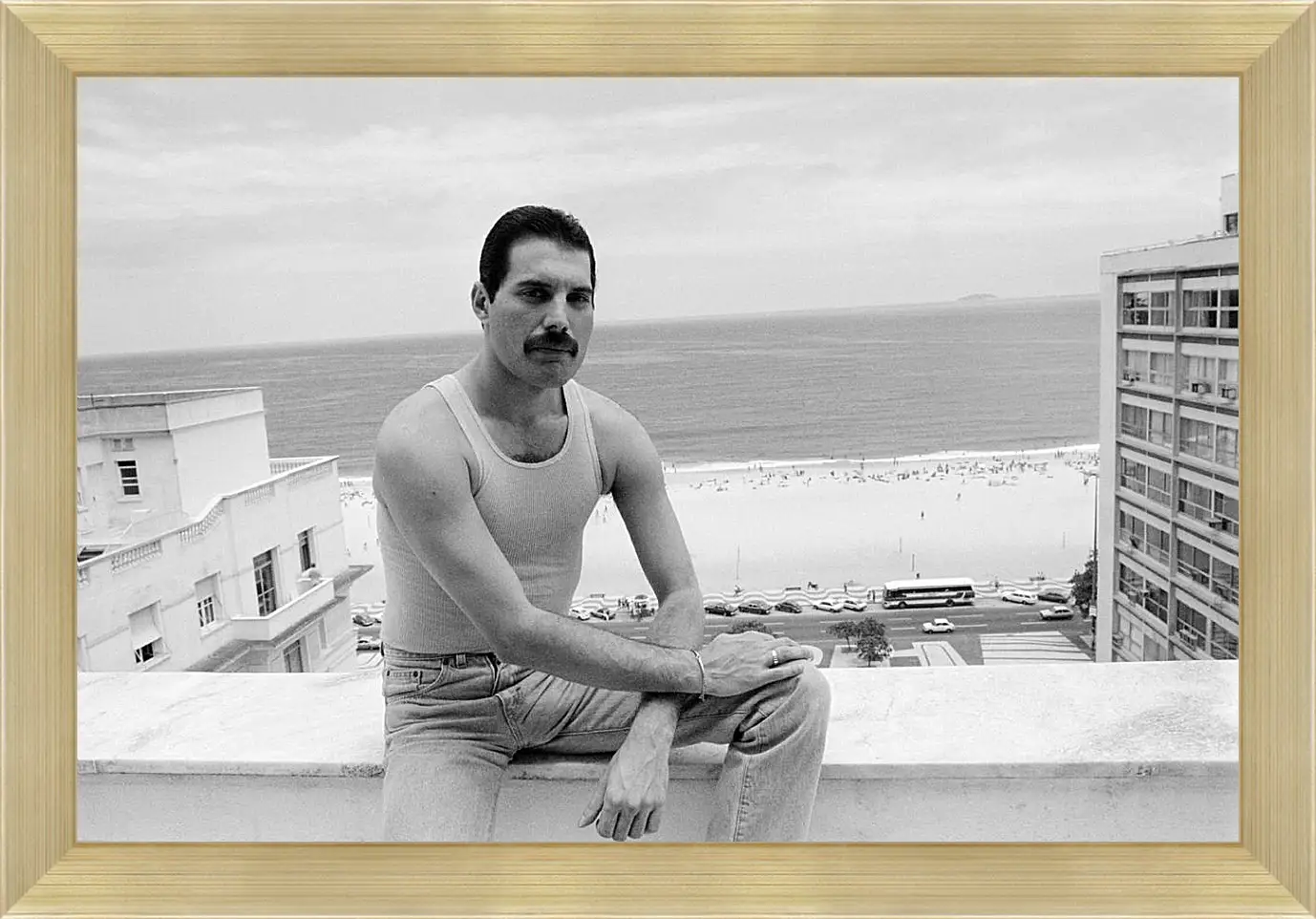 Картина в раме - Freddie Mercury Rio de Janeiro 1985