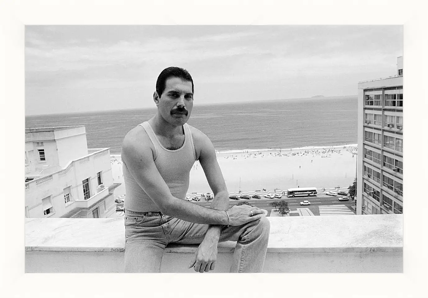 Картина в раме - Freddie Mercury Rio de Janeiro 1985