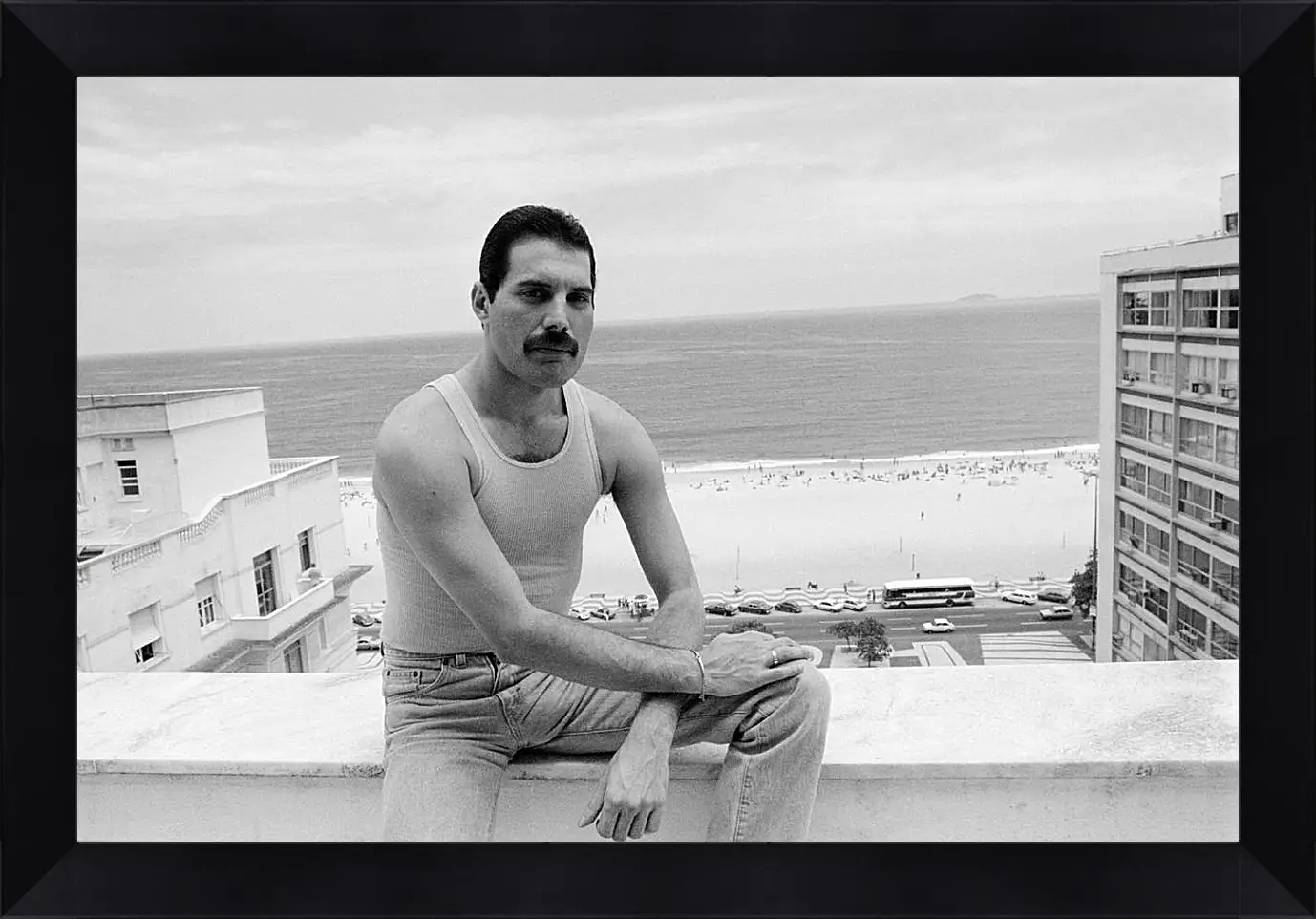 Картина в раме - Freddie Mercury Rio de Janeiro 1985