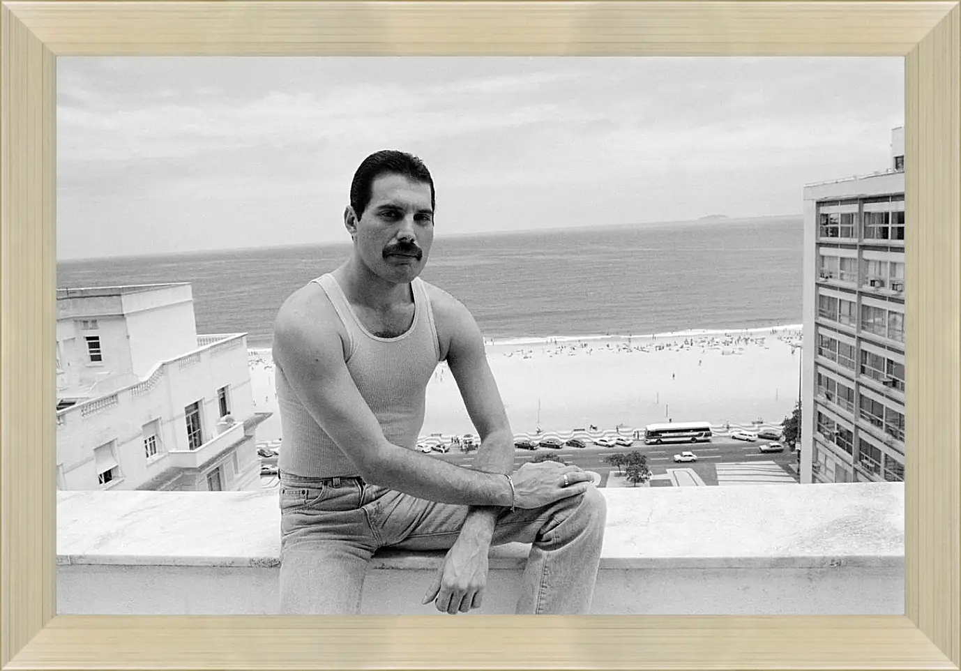 Картина в раме - Freddie Mercury Rio de Janeiro 1985