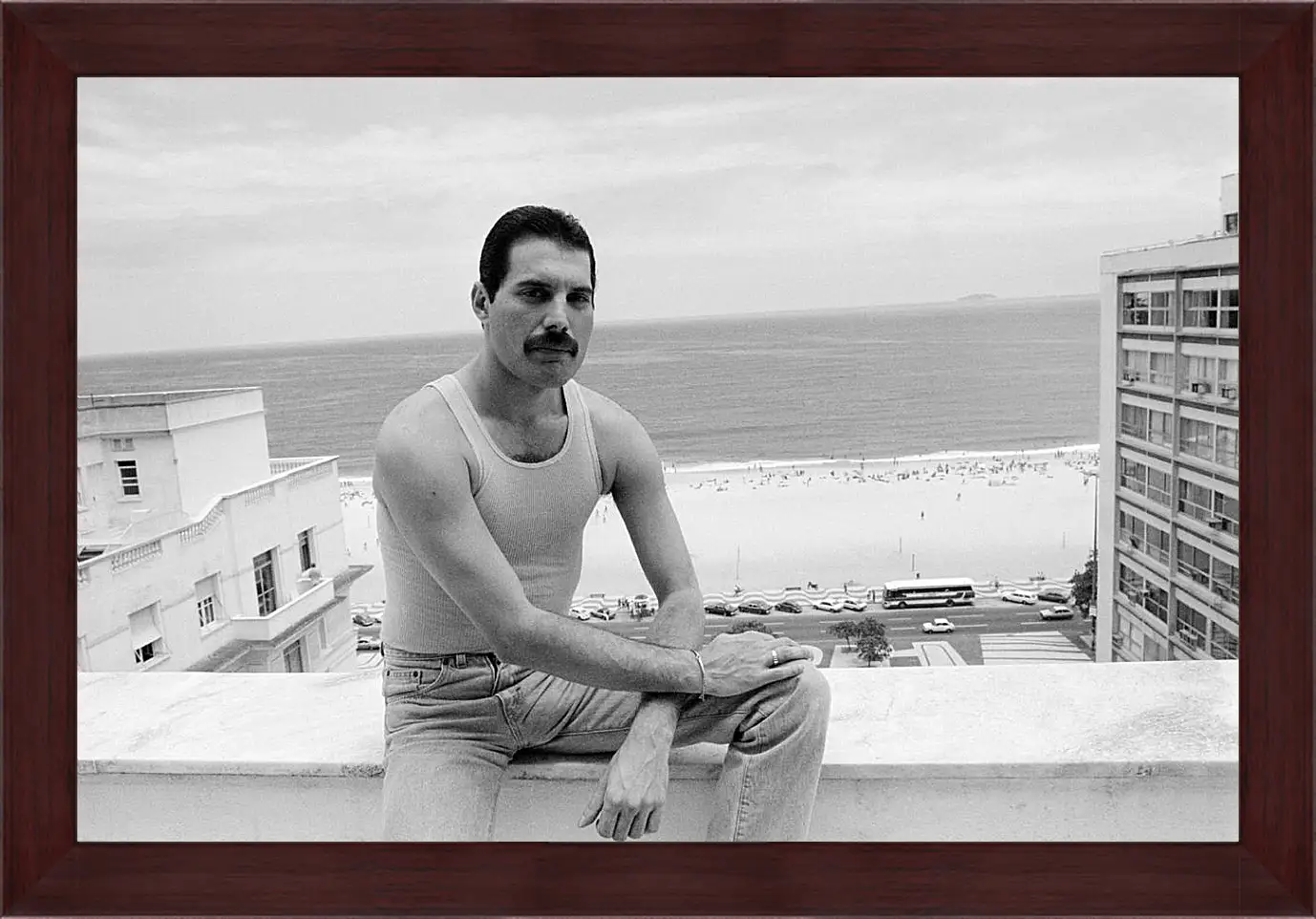 Картина в раме - Freddie Mercury Rio de Janeiro 1985