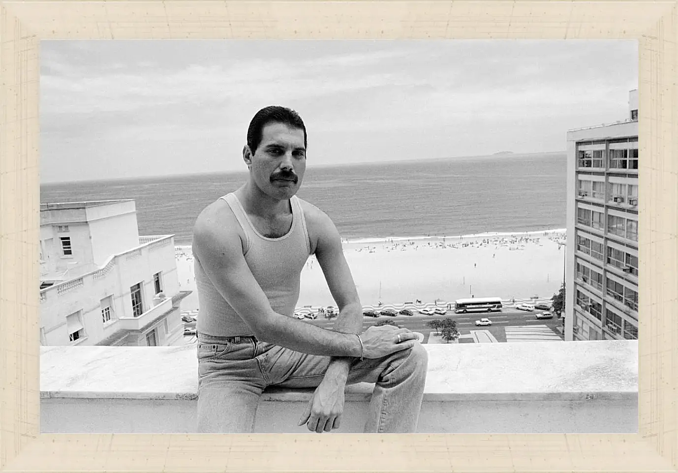 Картина в раме - Freddie Mercury Rio de Janeiro 1985