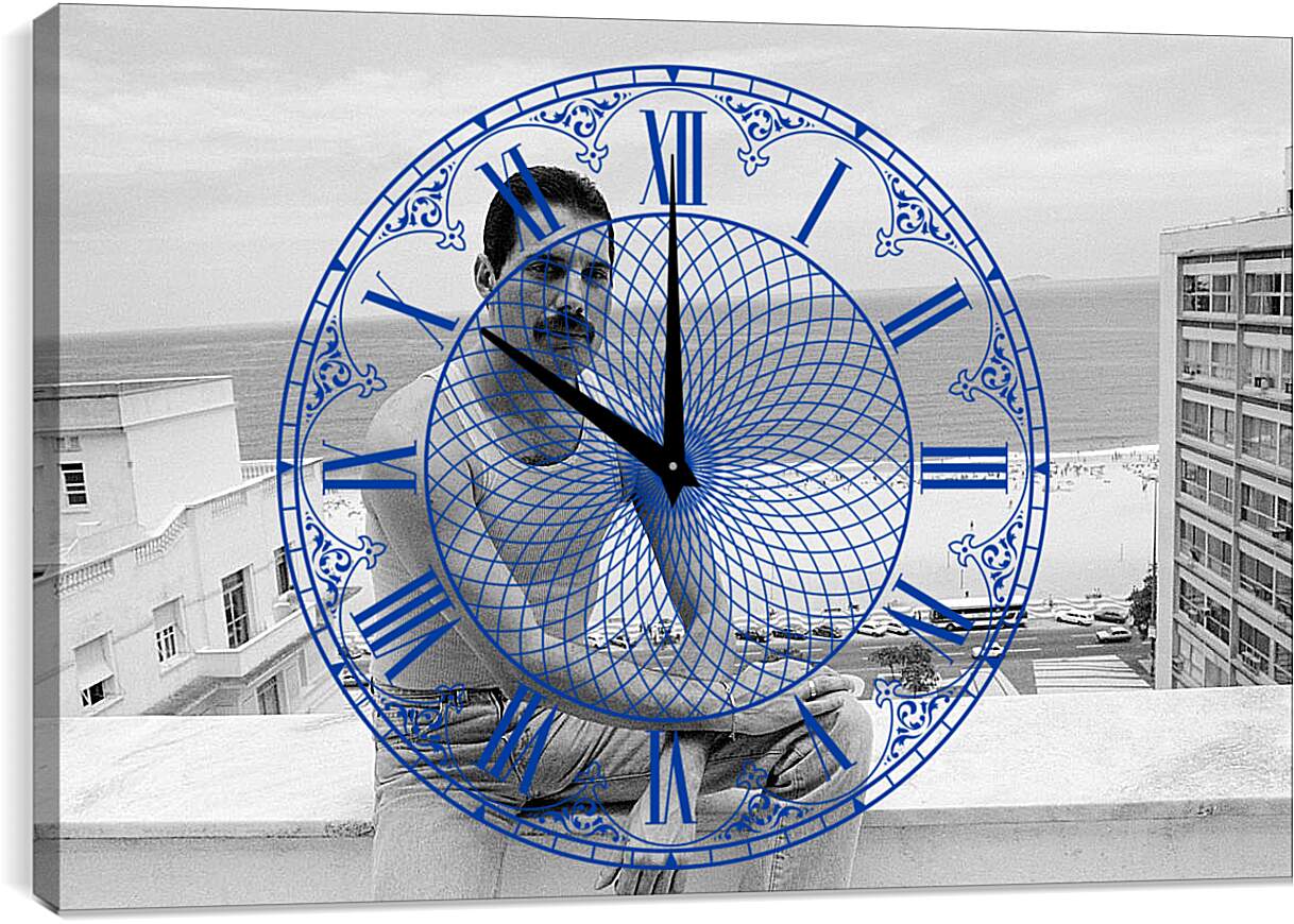 Часы картина - Freddie Mercury Rio de Janeiro 1985